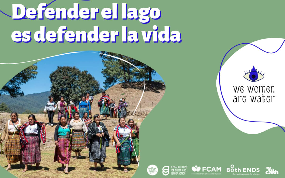 Defender el lago es defender la vida. Colectivo Comunidad Tz´unun Ya´