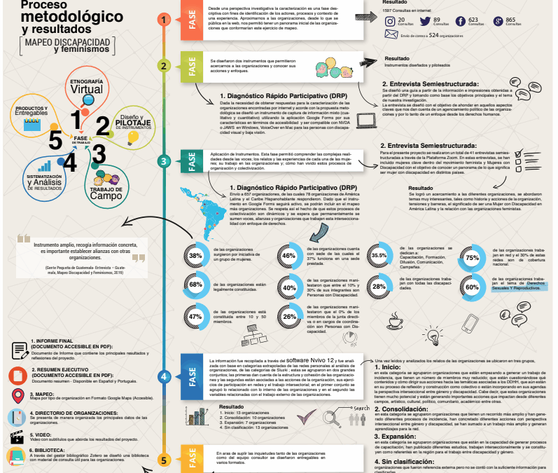 Proceso metodológico y resultados del Mapeo Discapacidad y Feminismos