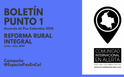 BOLETÍN PUNTO 1 Acuerdo de Paz Colombia 2016