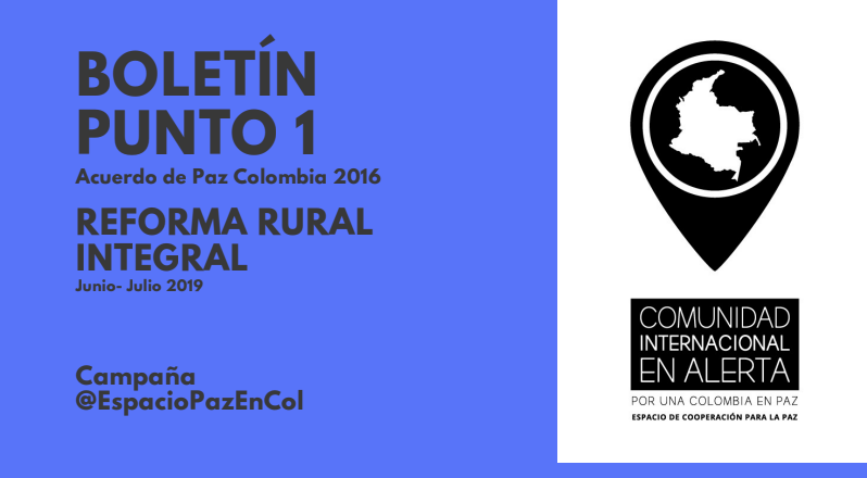 BOLETÍN PUNTO 1 Acuerdo de Paz Colombia 2016