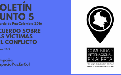 BOLETÍN PUNTO 5 Acuerdo de Paz Colombia 2016
