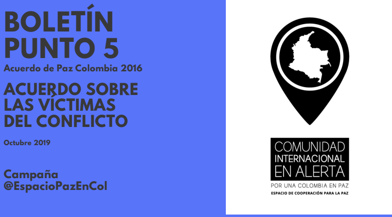 BOLETÍN PUNTO 5 Acuerdo de Paz Colombia 2016
