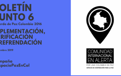 BOLETÍN PUNTO 6. Acuerdo de Paz Colombia 2016