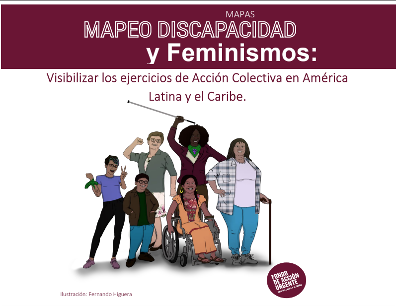 Mapas de las organizaciones que participaron en el Mapeo Feminismos y Discapacidad