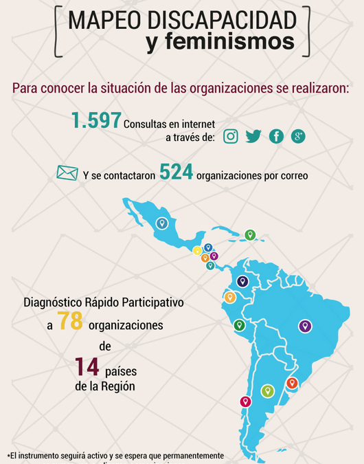 Consultas realizadas en el mapeo discapacidad y feminismos