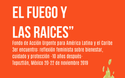 “Sosteniendo el fuego y las raíces”